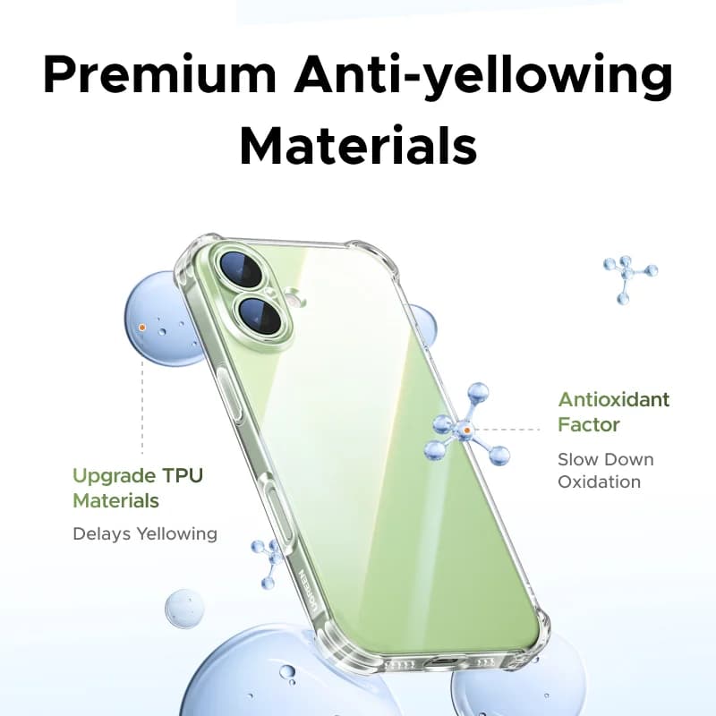 Capa Transparente Antichoque com Airbag para iPhone