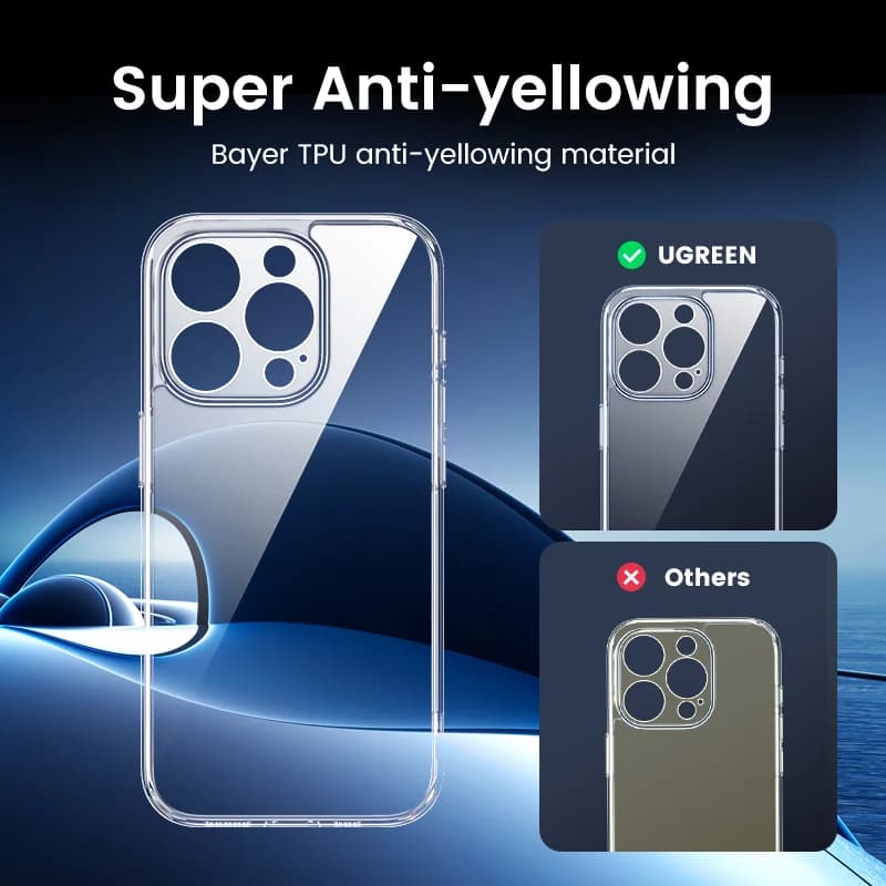 Capa Transparente Antichoque para iPhone Pro Max