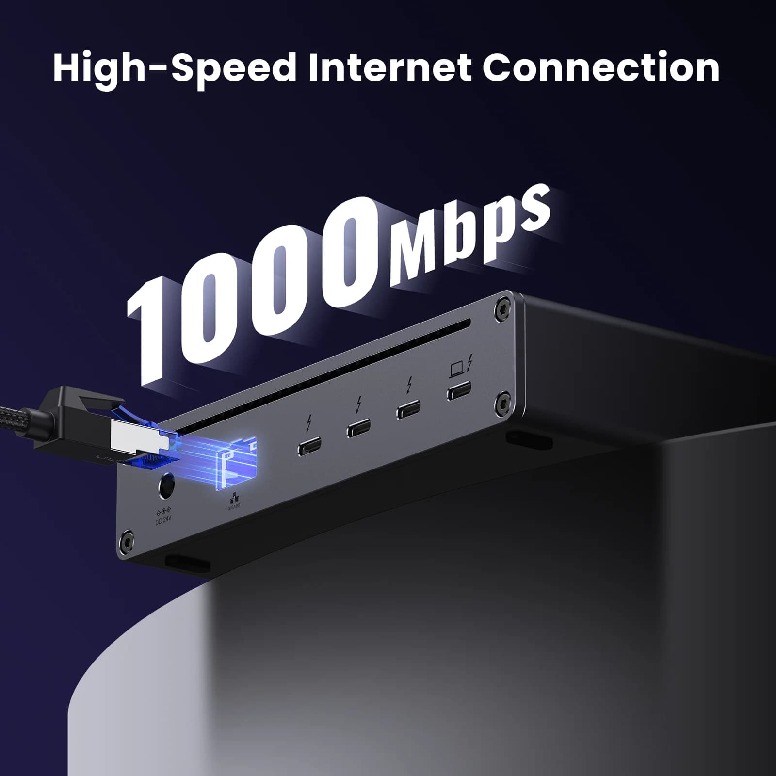 Estação de Docking Thunderbolt 4 8-em-1 40Gbps