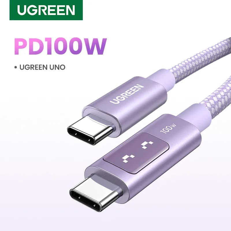 Cabo USB-C para USB-C, 100W PD, Multicolor