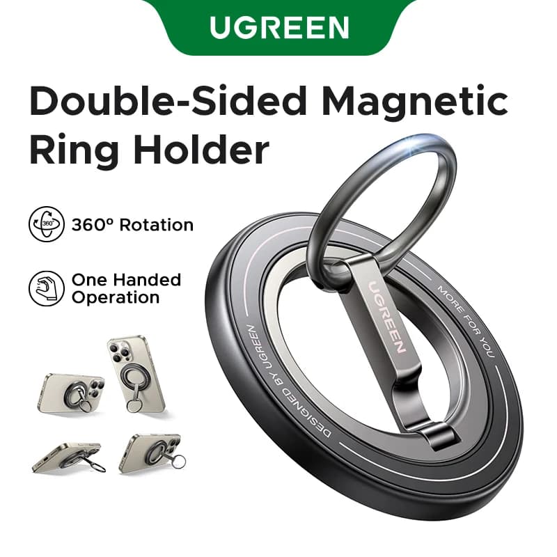 Suporte de Anel Magnético para Celular com Rotação de 360°
