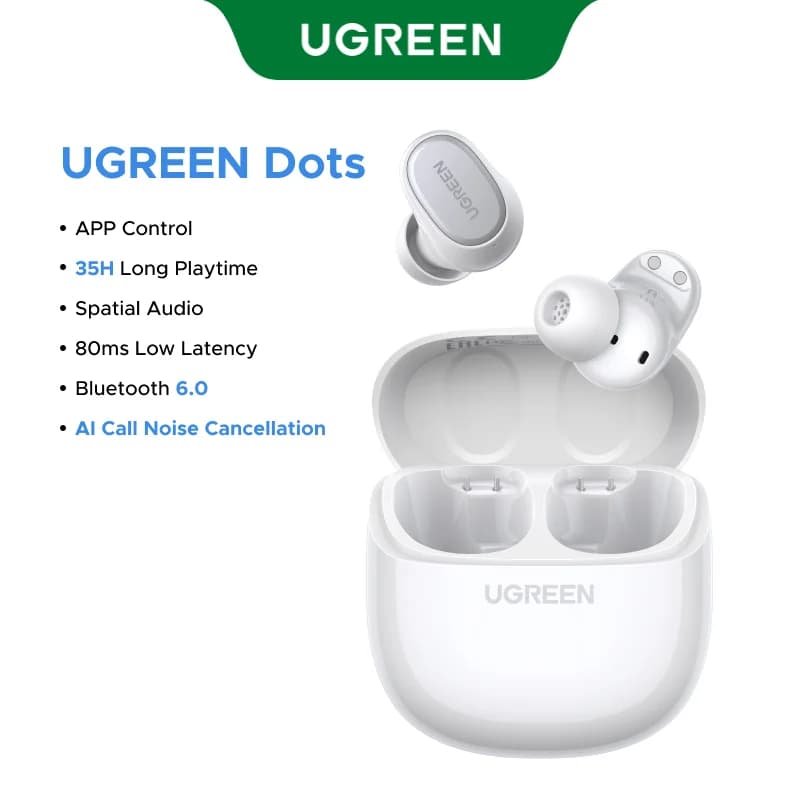 Fones de Ouvido Sem Fio com Bluetooth 6.0 e Controle por App