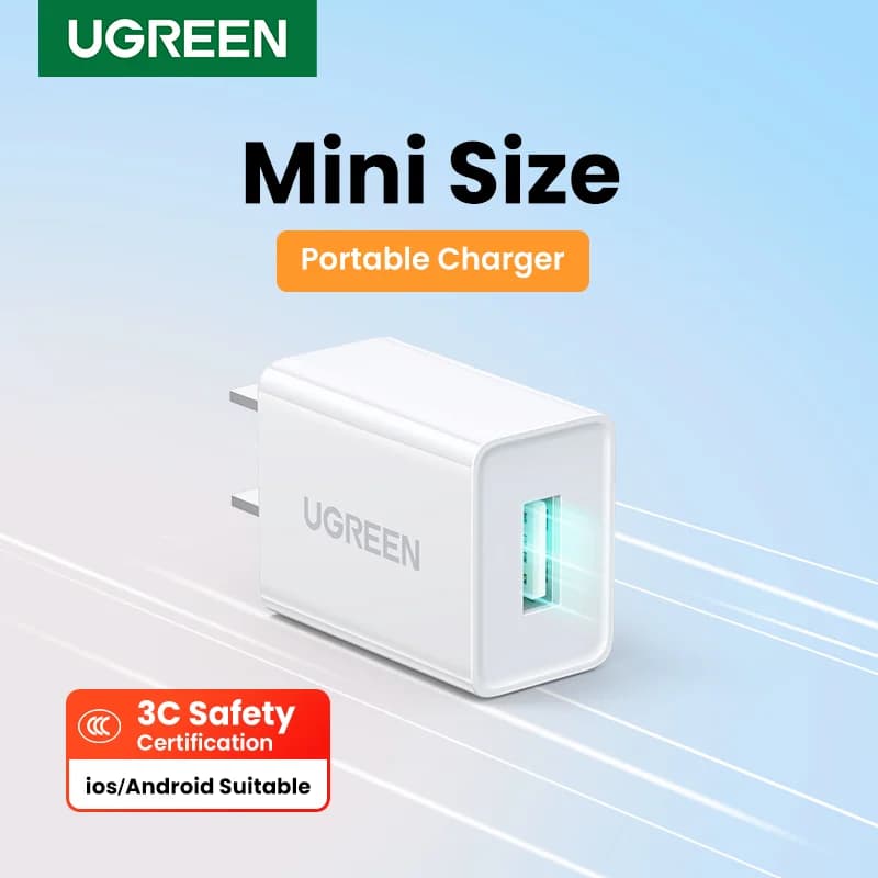 Carregador de Parede USB 5V 1A para Celulares