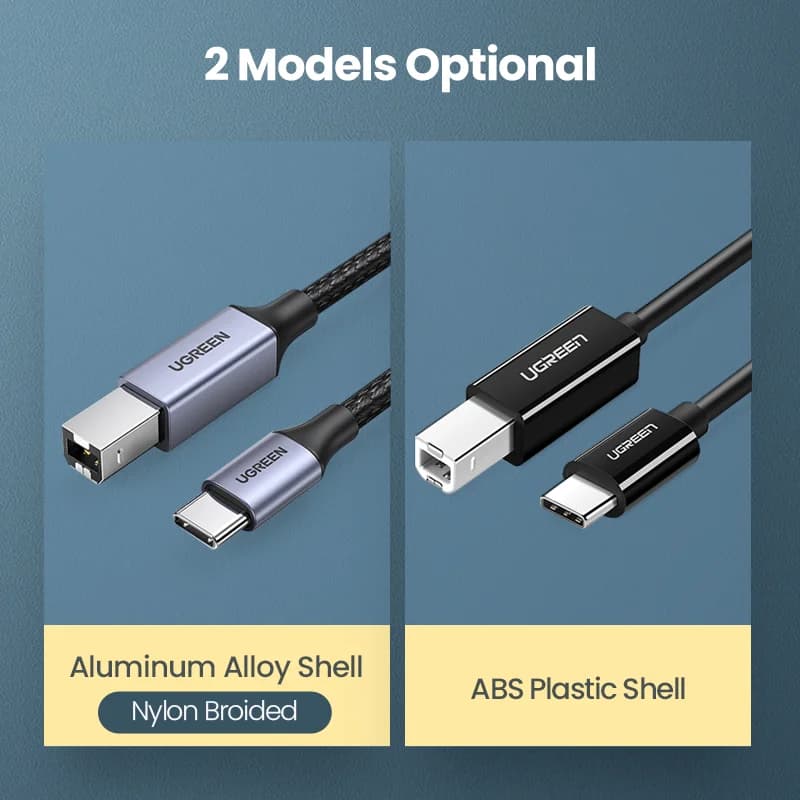 Cabo Impressora USB-C para USB Tipo-B 2.0