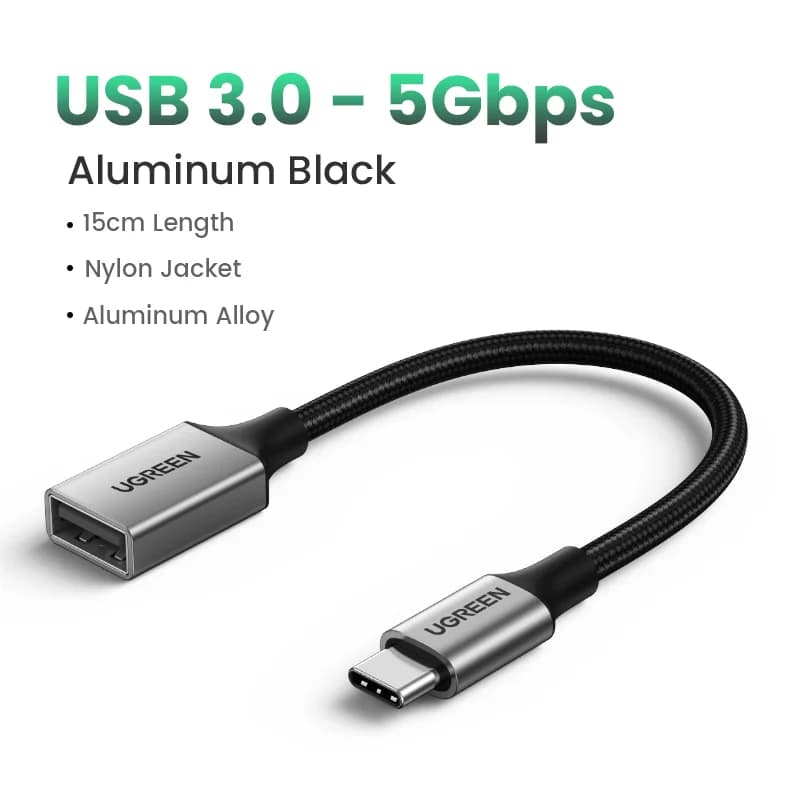 Adaptador de Dados OTG USB-C para USB 3.0