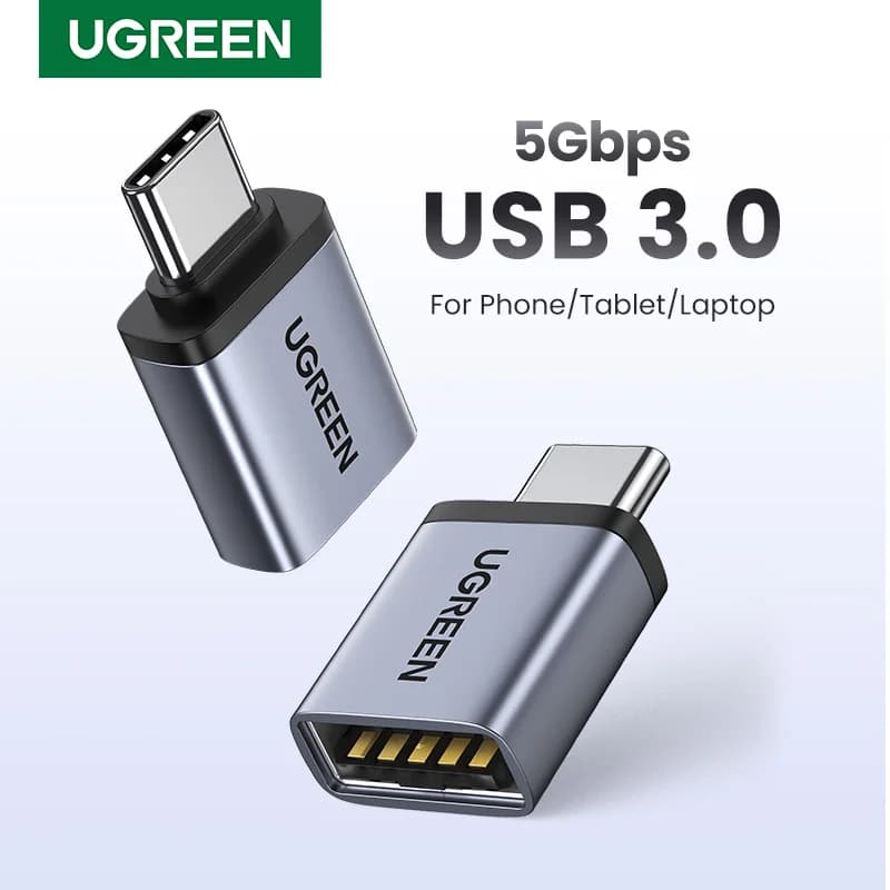 Adaptador OTG Fêmea USB-C para USB-A