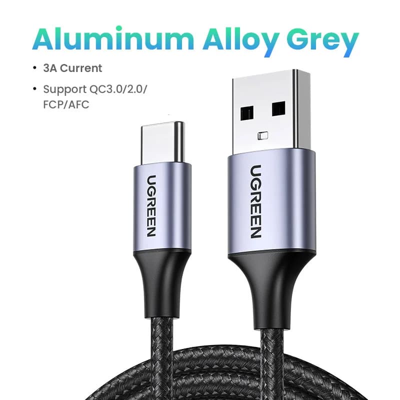 Cabo USB-C para USB-C, 3A, 0.25-3m