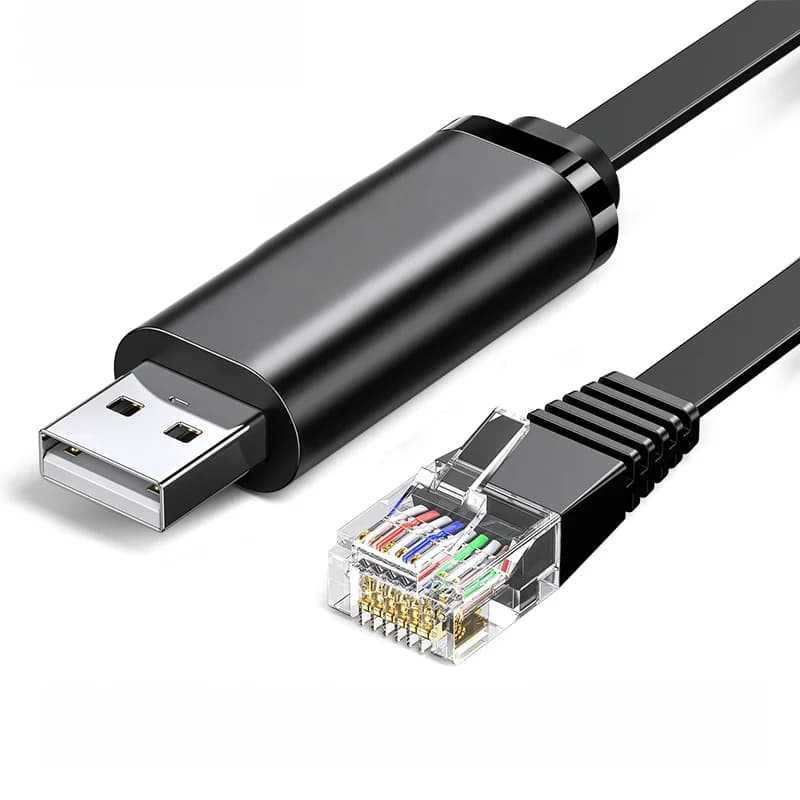 Cabo Console USB para RJ45, Adaptador Serial RS232