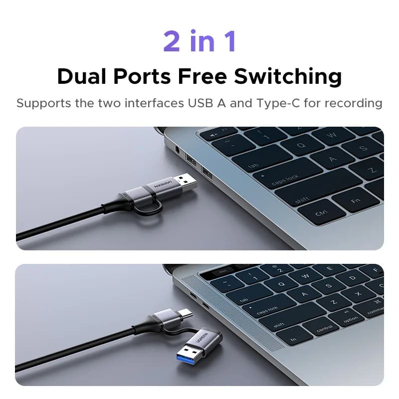 Placa de Captura de Vídeo HDMI para USB 4K
