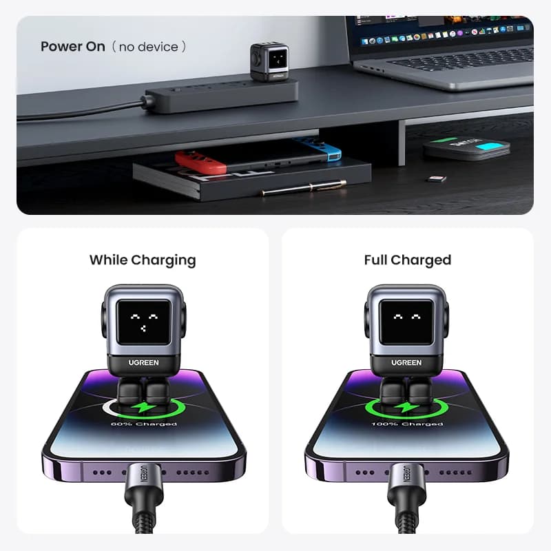 Carregador de Parede GaN USB-C 65W, Plugue EUA