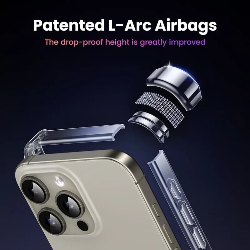 Capa Protetora Transparente Antichoque para iPhone
