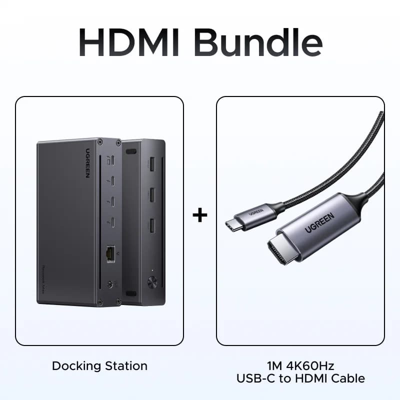 Estação Docking Thunderbolt 4 8-em-1 com Saída 8K