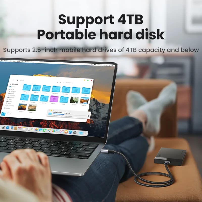 Cabo de Dados e Carregamento Rápido USB 3.0 Micro-B