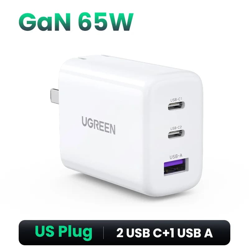 Carregador Rápido 65W USB-C PD