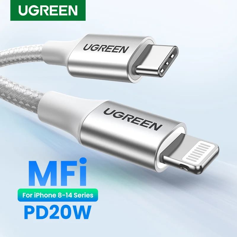 Cabo MFi USB-C para Lightning, Carregamento Rápido PD 30W