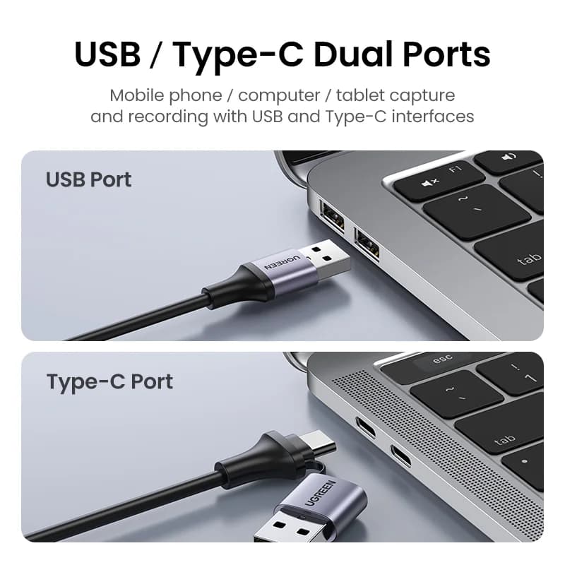 Capturadora de Vídeo 4K HDMI para USB-C