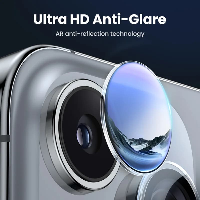 Protetor de Lente de Câmera em Vidro para Modelos iPhone Pro