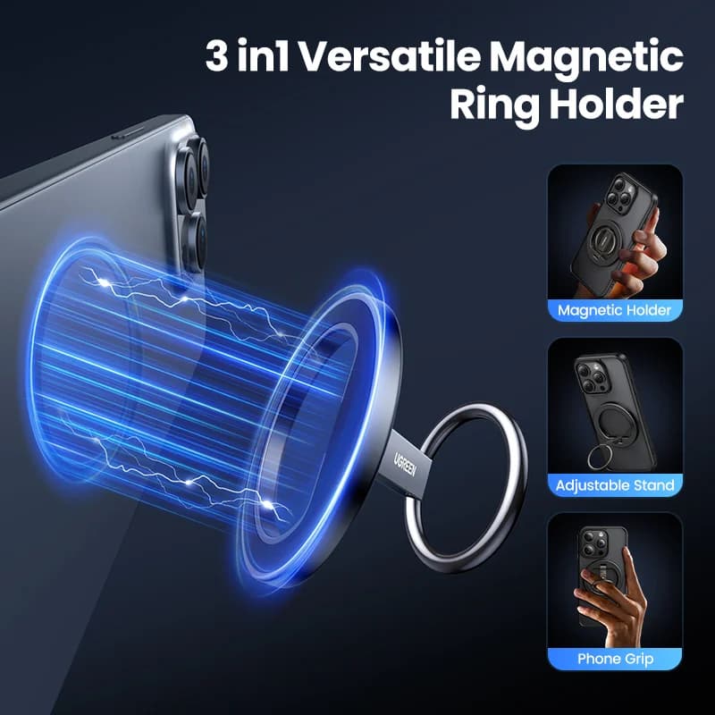 Suporte Magnético Giratório 360° para Celular