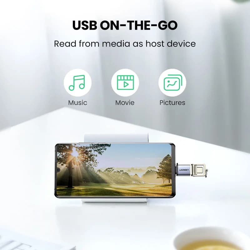 Adaptador USB-C para USB 3.0, Thunderbolt 3 OTG