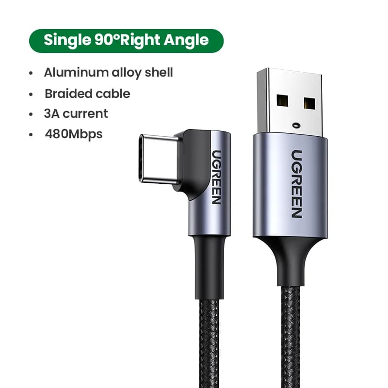 Cabo USB-C para USB-C, 3A, 0.25-3m