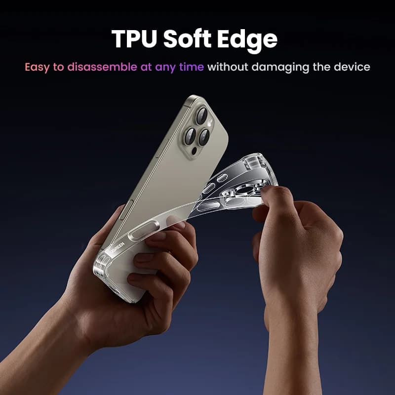 Capa Protetora Transparente Antichoque para iPhone